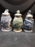 Avon Decorative Beer Stein 3 Units