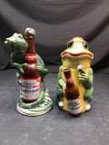 Budweiser Frog Lizard Beer Stein 2 Units
