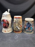 Budweiser Olympics Heritage Beer Stein 3 Units