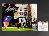 JJ Watt Signed photograph with COA