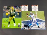 Clay Matthews & Cam Newton Signed photographs with COAs, 2 Units