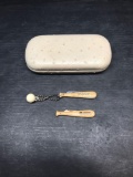 Vintage Keychain Baseball Bat Knife In Sunglass Case