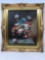 Cedeno Framed Painting On Canvas Flowers