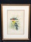 Signed & Framed Bird Artwork, says Novan