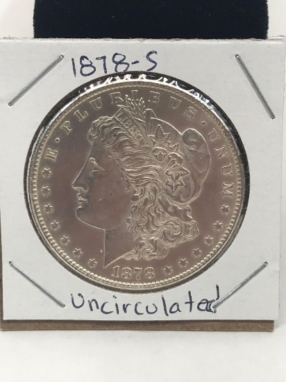 1878-S Uncirculated Morgan Silver Dollar