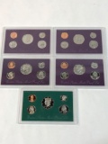 1990 1991 1992 1993 1994 Proof Set 5 Units