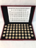 1999-2009 State Quarter 24k Gold Plated Set In Case