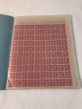 Vintage US Stamp Block Sheets Mint 16 Units