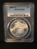 1884-CC PCGS MS64 Morgan Silver Dollar