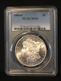 1880-S PCGS MS63 Morgan Silver Dollar