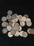 1940s-1960s Roosevelt Silver Dimes 35 Units