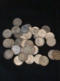 1940s-1960s Roosevelt Silver Dimes 35 Units