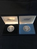 1975 1976 Bicentennial Medal Coin In Box 2 Units