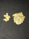 14k Gold Nugget 2 Pieces 7.5 Grams