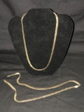 14K Gold Necklaces 35.9 Grams