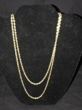 14K Gold Rope Chain 18.8 Grams