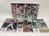 Signed MLB Baseball Photos 5 Units Global COA