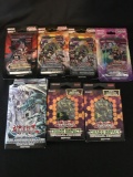 Yu-Gi-Oh Unopened Booster Packs Decks 7 Units