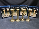 Solid Brass Candle Stand Pair 6 Units