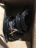 Box of 5 7 Core Trailer Wire Male New