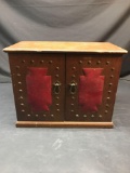 Vintage Wood 14 Drawer Jewelry Box