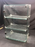 Glass 3 Shelf Locking Showcase