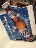 Miller Lite Tin Metal Advertising Sign