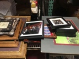 Shelf Of Framed Art Pictures 18 Units