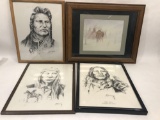 Native American Framed Art 4 Units