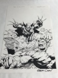 Sean Chen Signed Wolverine Art