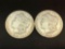 1889 1900 Morgan O Silver Dollar 2 Coin Lot
