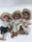 Vintage Spanish Marionette Dolls 3 Units