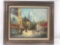 Danes Framed Painting On Canvas City Block