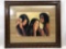 Susie Morton Signed & Framed Painting the Kardashians
