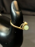 10KT Yellow Gold Antique Opal Ring 2.45g