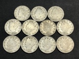 1883-1912 Liberty V Nickels 11 Units