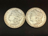 1889 1900 Morgan O Silver Dollar 2 Coin Lot