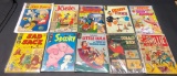 10 Vintage Comics, Sad Sack, Many 12cent Comics