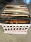 Bin Full of Vintage LP Records