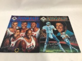 1992 Diamond Sports Mag Signed 2 Units