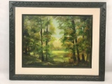 Jan Dean Framed Painting Forest