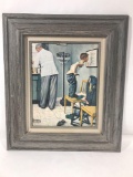 Norman Rockwell Framed Print on Canvas