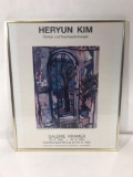Heryun Kim Advertising Poster Framed