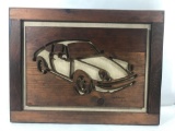 Ken Daddario Numbered Wood Porsche Art