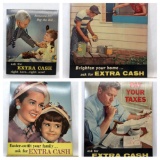 4 Units US Tax Posters 1959