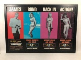James Bond Goldfinger Repro Movie Poster Board