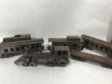 Hand Made Metal Train Set