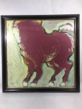 Felix Angul Framed Painting Bull