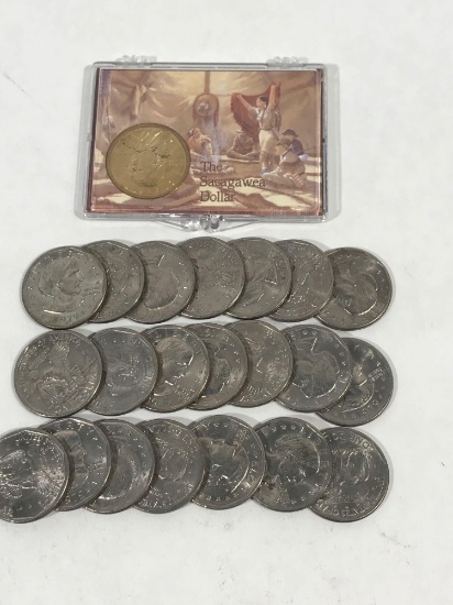 1979-1980 Susan B. Anthony Dollar Coin 21 Units