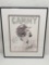 Ken Caminiti Signed Framed Art Drawing